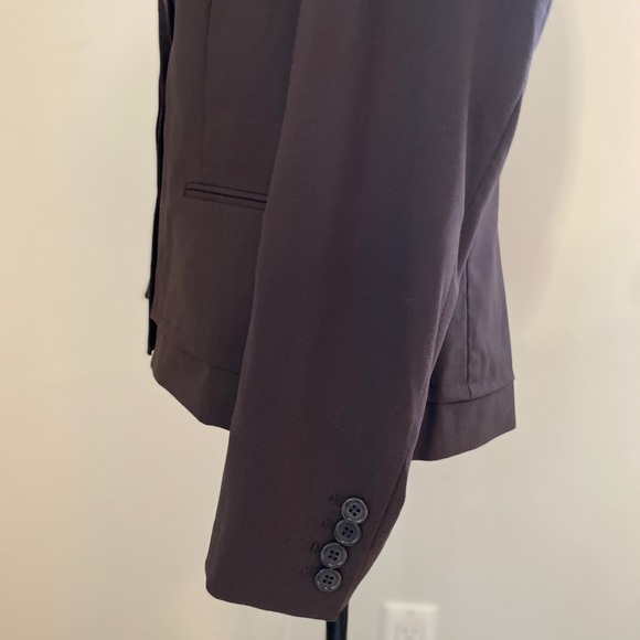 NWT Calvin Klein Brown Blazer Wool Blend Size 8P - Picture 7 of 11